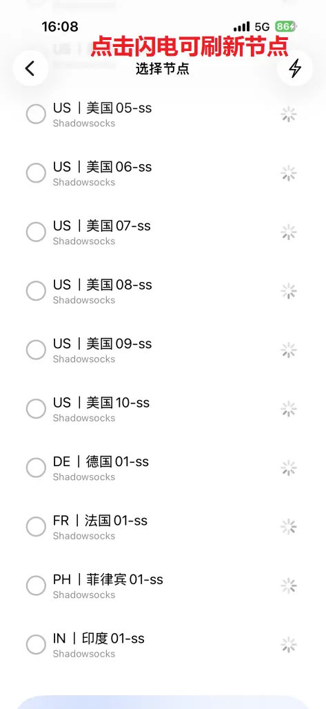 Nextin 节点列表